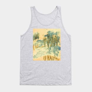 Yellow landscape Tank Top